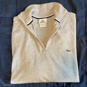 lacoste quarter zip